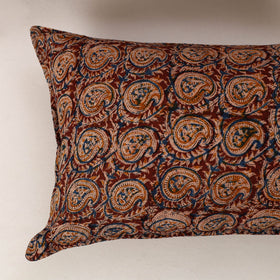 Maroon - set of 2 kalamkari cotton pillow covers 34