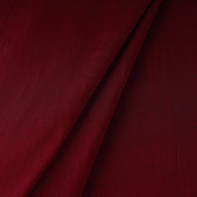 Maroon Slub Silk Plain Fabric 