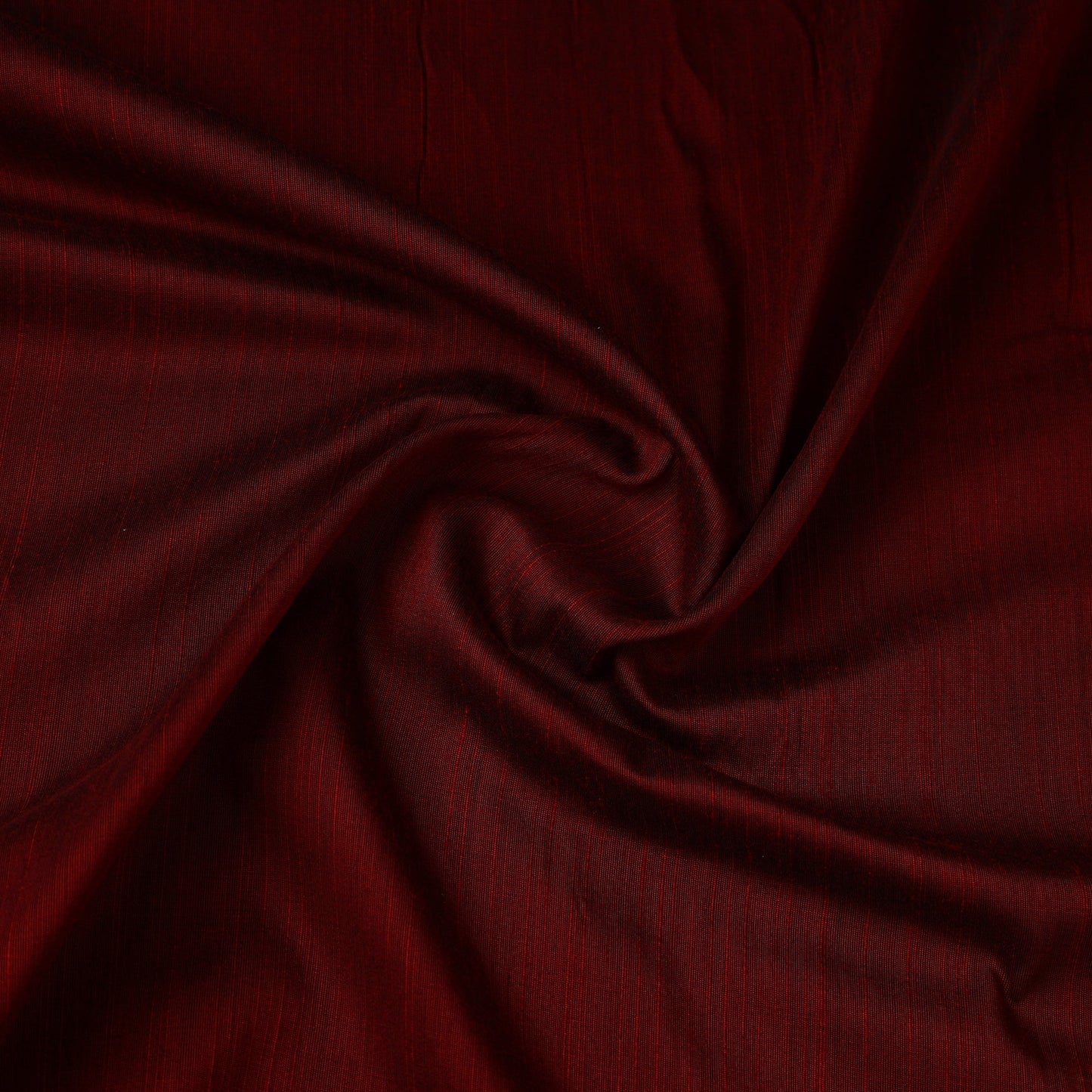 Maroon Slub Silk Plain Fabric 