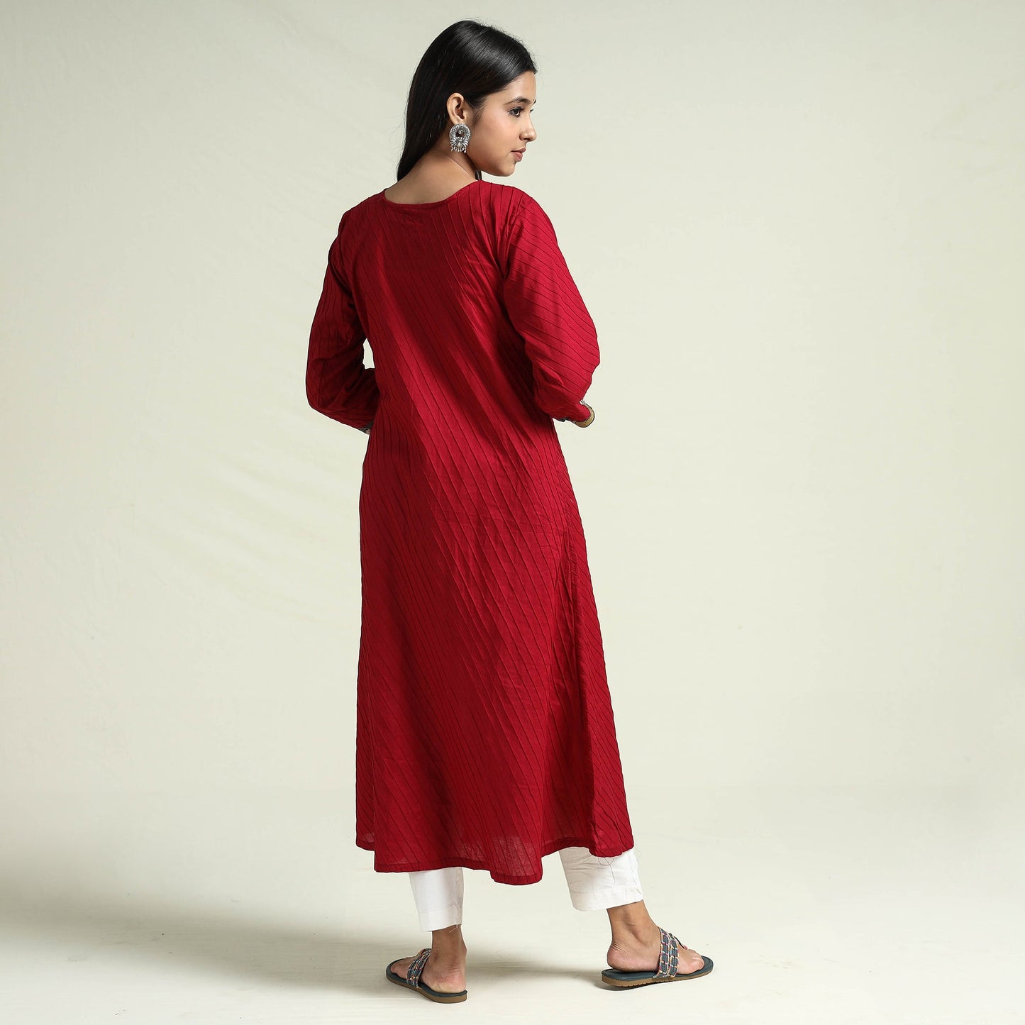 plain patchwork kurta 