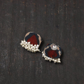 Buy Suhana Fabart Handmade Pearl Earrings