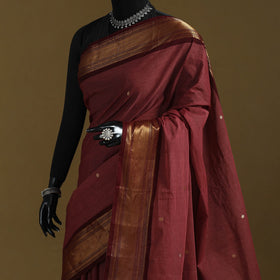 Thread buti cotton kanchipuram saree with border 01