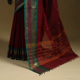 Thread buti cotton kanchipuram saree with border 27