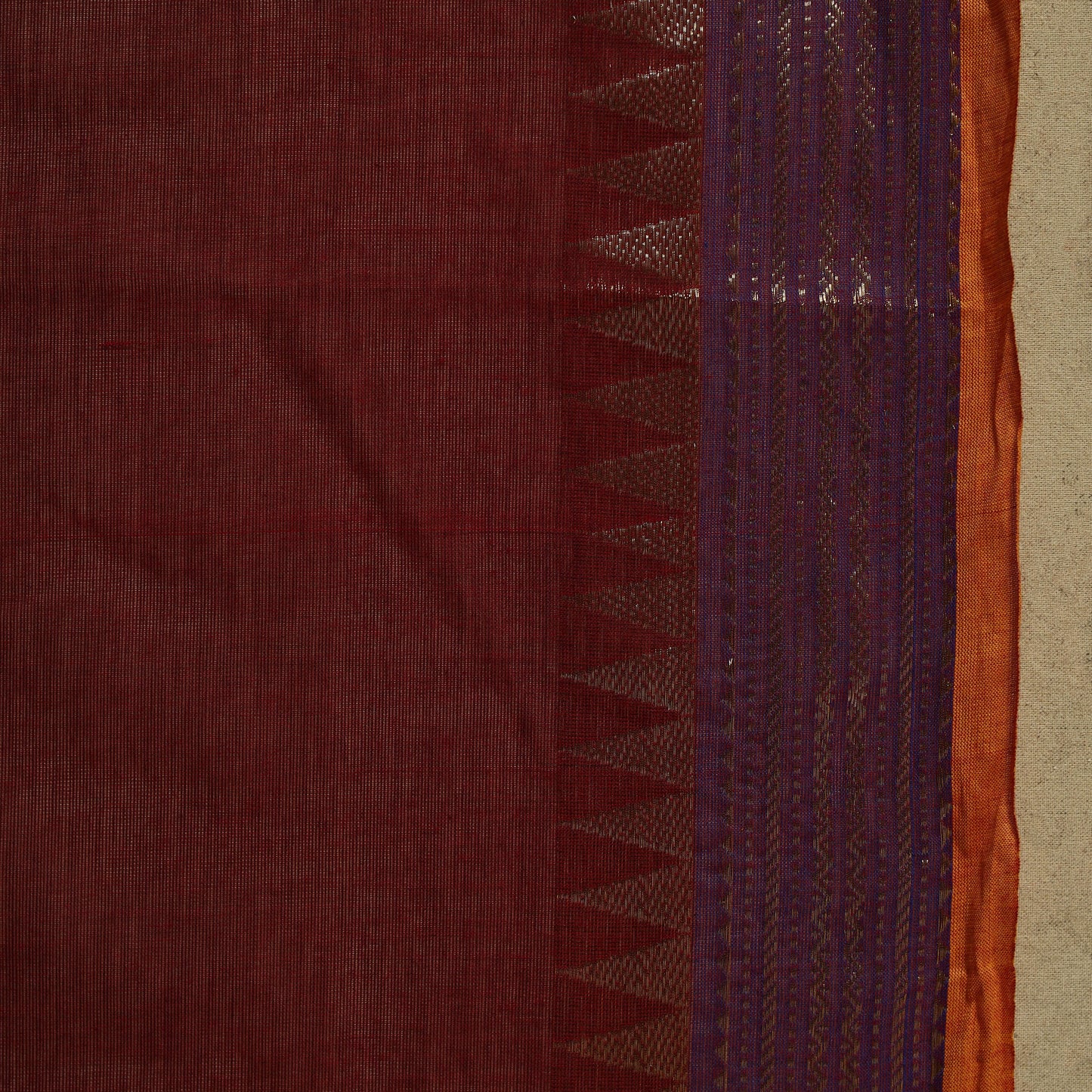 Thread buti cotton kanchipuram saree with border 30