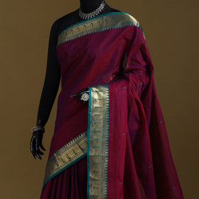 Thread buti cotton kanchipuram saree with border 45