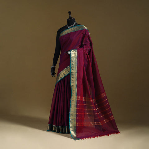 Thread buti cotton kanchipuram saree with border 45