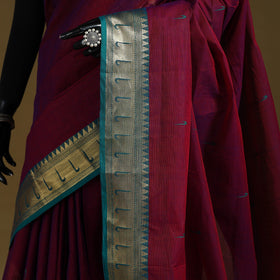 Thread buti cotton kanchipuram saree with border 45