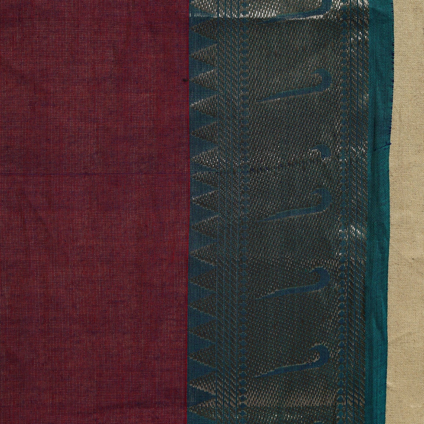 Thread buti cotton kanchipuram saree with border 45