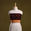 Tie-dye cotton bandhani blouse piece 39 - handcrafted