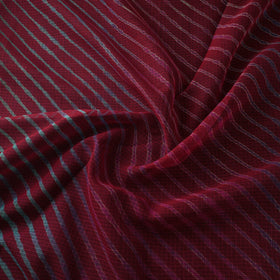 Maroon - tie-dye kota doria cotton leheriya fabric 03