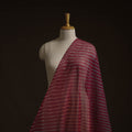 Maroon - tie-dye kota doria cotton leheriya fabric 03