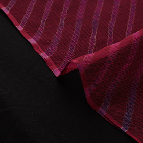 Maroon - tie-dye kota doria cotton leheriya fabric 03