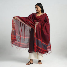 Buy Traditional Maheshwari Handloom Silk Cotton Checks Kurta with Dupatta Set Online at iTokri.com
