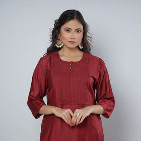  iTokri Casuals - Tussar Silk Long Kurta for Women