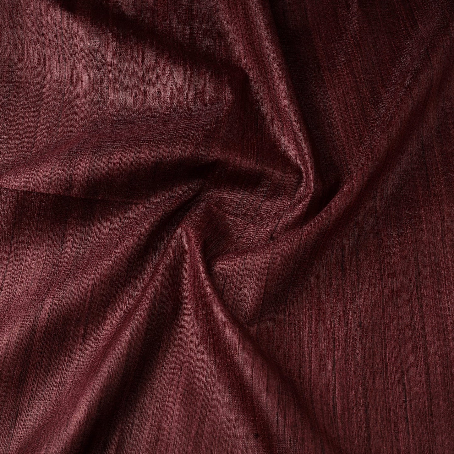 Maroon - vidarbha tussar x ghicha silk handloom fabric 05
