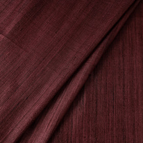 Maroon - vidarbha tussar x ghicha silk handloom fabric 05
