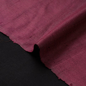 Maroon - vidarbha tussar x ghicha silk handloom fabric 13