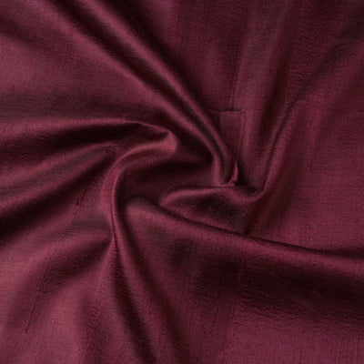 Maroon - vidarbha tussar x ghicha silk handloom fabric 13