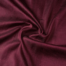 Maroon - vidarbha tussar x ghicha silk handloom fabric 13