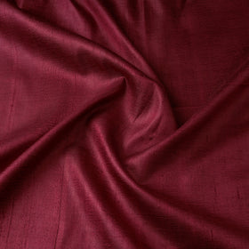 Maroon - vidarbha tussar x ghicha silk handloom fabric 16