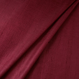 Maroon - vidarbha tussar x ghicha silk handloom fabric 16