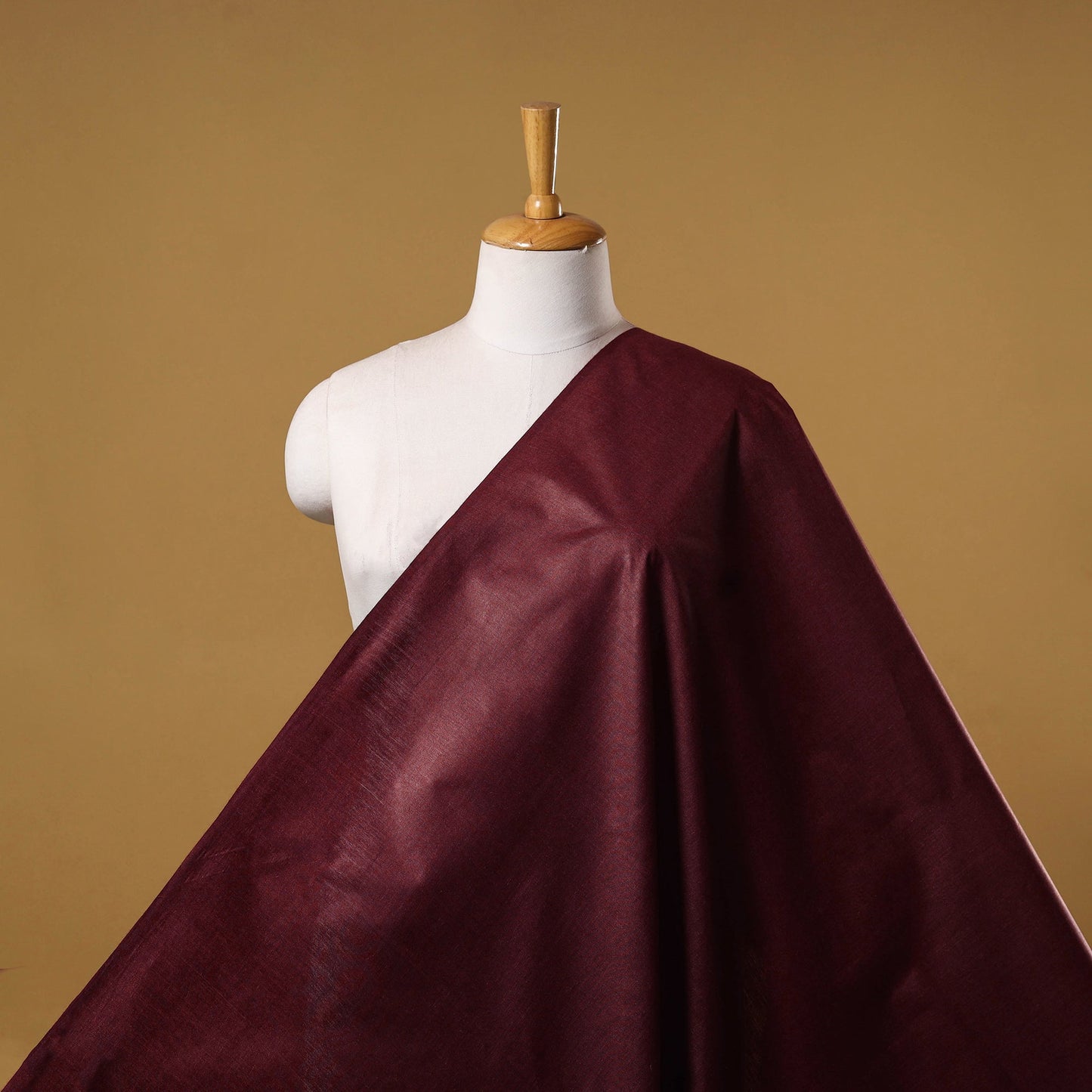 Vidarbha tussar x muga silk handloom plain fabric 19