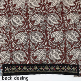 Buy Zardozi Hand Embroidered Kalamkari Cotton Blouse Piece 21 