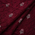 Zari buti silk tie-dye bandhani fabric 26 - handcrafted