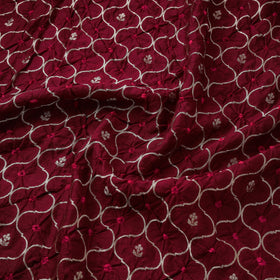 Zari work silk tie-dye bandhani fabric 37 - handcrafted