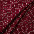 Zari work silk tie-dye bandhani fabric 37 - handcrafted
