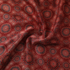 Mashru silk natural dyed fabric 07 - handcrafted