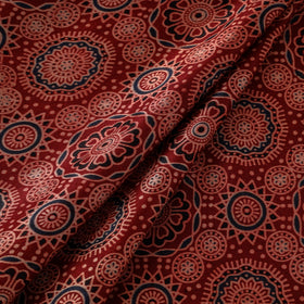 Mashru silk natural dyed fabric 07 - handcrafted