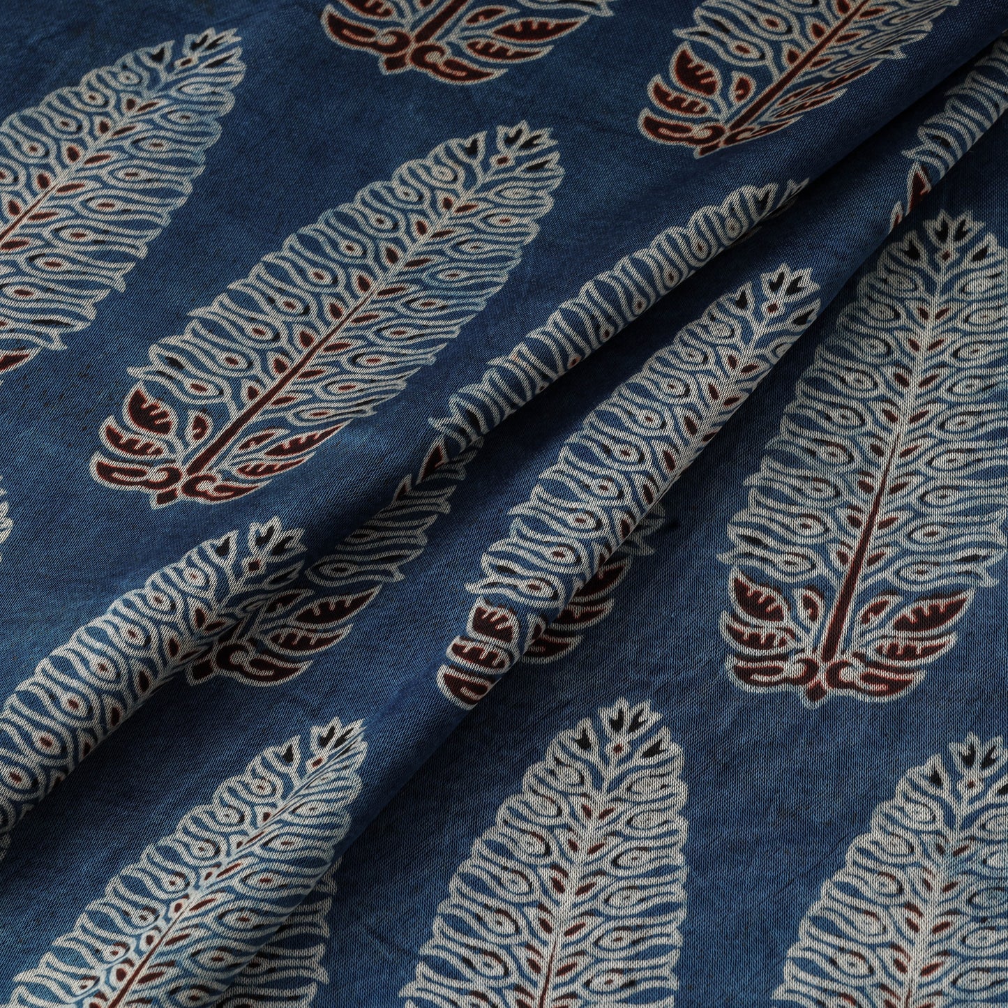 Mashru silk natural dyed fabric 15 - handcrafted