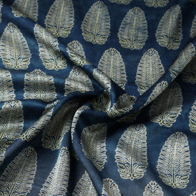 Mashru silk natural dyed fabric 22 - handcrafted