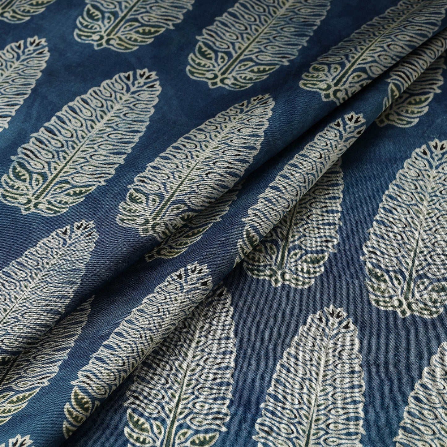 Mashru silk natural dyed fabric 22 - handcrafted