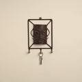 Mask (male) - handmade recycled metal sculpture
