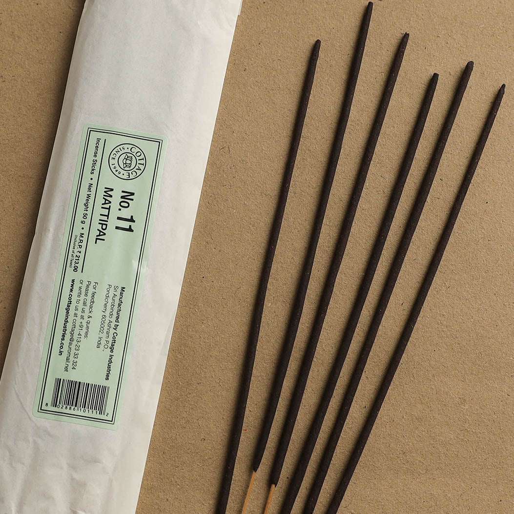 Mattipal - Sri Aurobindo Ashram Natural Incense Sticks (50 gm)