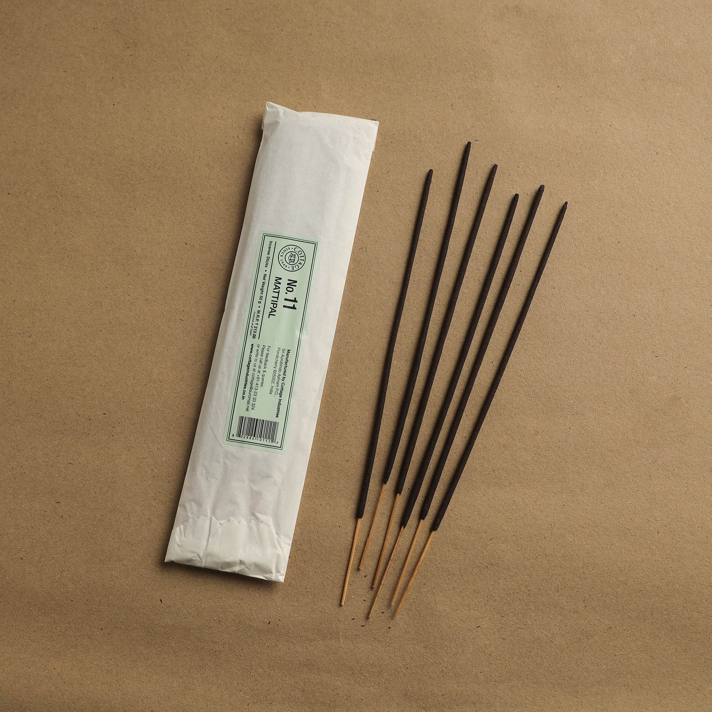 Mattipal - Sri Aurobindo Ashram Natural Incense Sticks (50 gm)