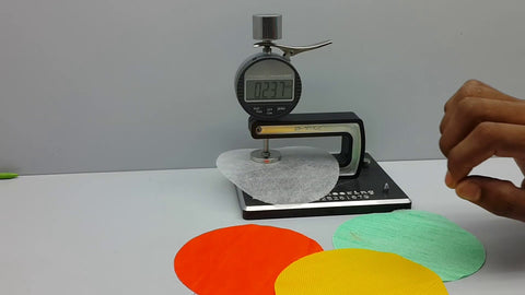 The various thicknesses of textile