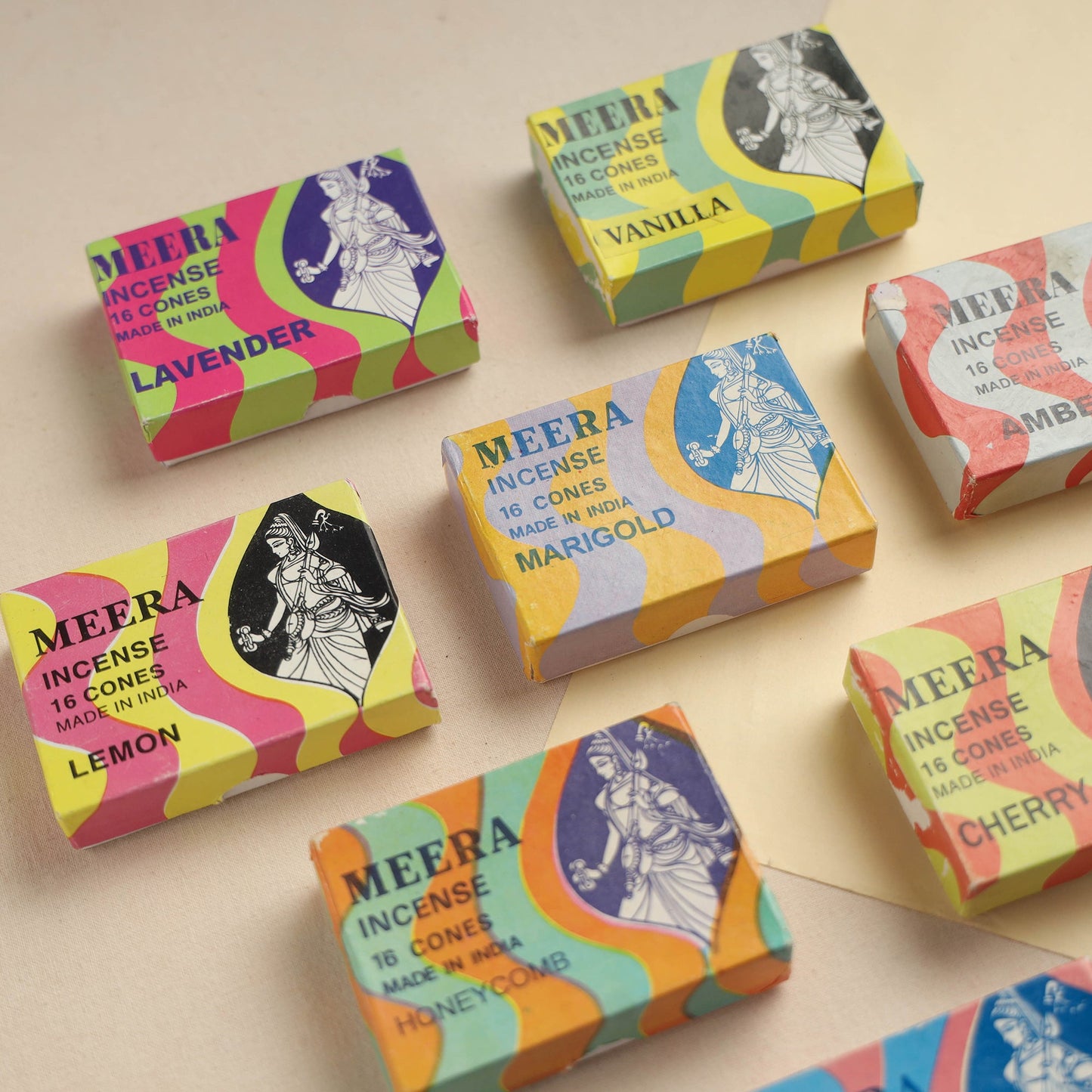 Meera Natural Incense Cones (Set of 10)