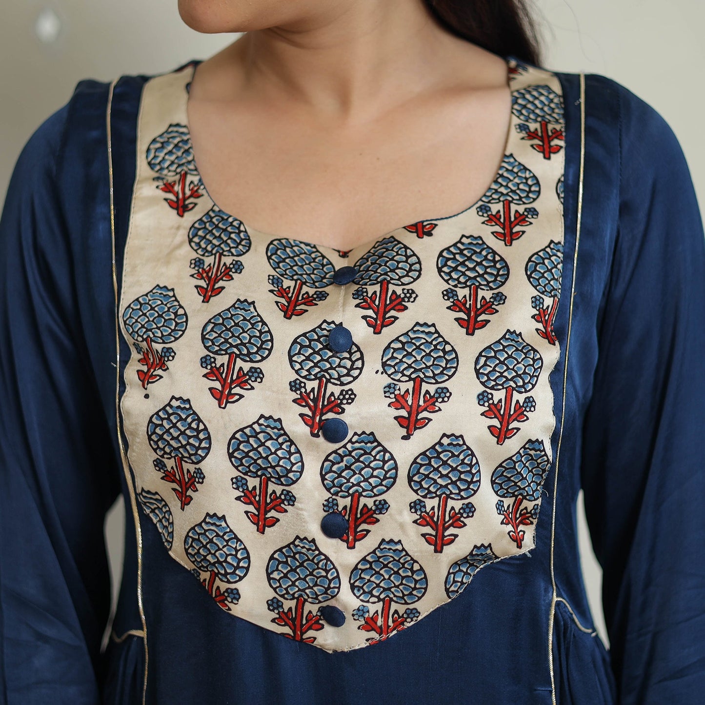  Modal Silk Plain Kurta for Women 