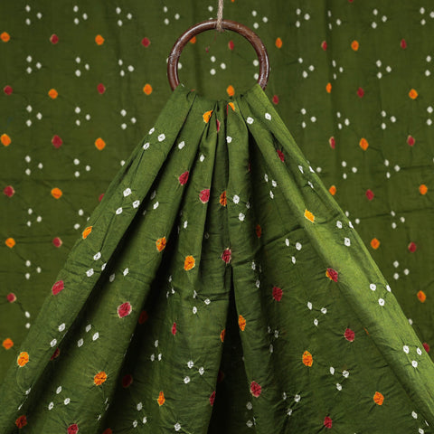  Kutch Bandhani Tie-Dye Mul Cotton Fabric 01 Online at iTokri.com