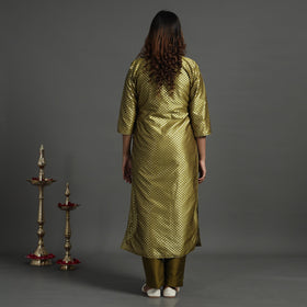 Buy Elegant Banarasi Brocade Silk Kurta with Pant Set Online at iTokri.com