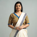 Buy Kalamkari Printed Cotton Stitched Blouse 