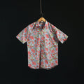 Men cotton sanganeri hand block print half sleeve shirt 02