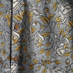 Men cotton sanganeri hand block print half sleeve shirt 08
