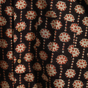Men cotton sanganeri hand block print half sleeve shirt 18