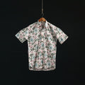 Men cotton sanganeri hand block print half sleeve shirt 20