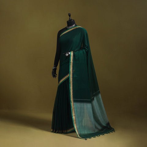 Mercerised cotton dharwad saree with thread border 03