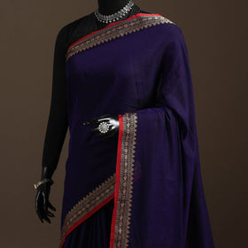 Mercerised cotton dharwad saree with thread border 04